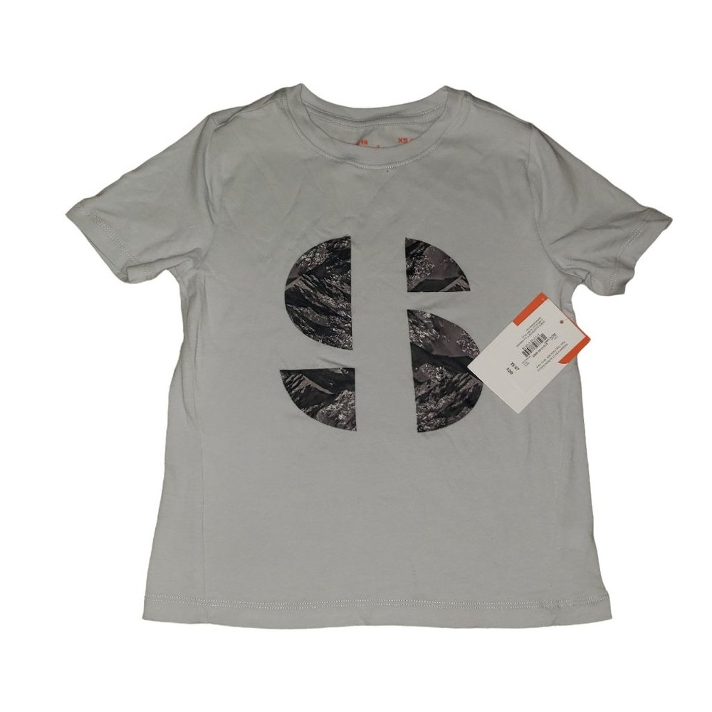 Sports Illustrated Boys XSmall 6/7 Gray Novelty T-shirt Casual Vacation Vibe NWT